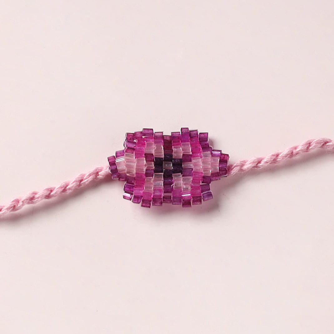 Handmade Beadwork Rakhi for Brother 11