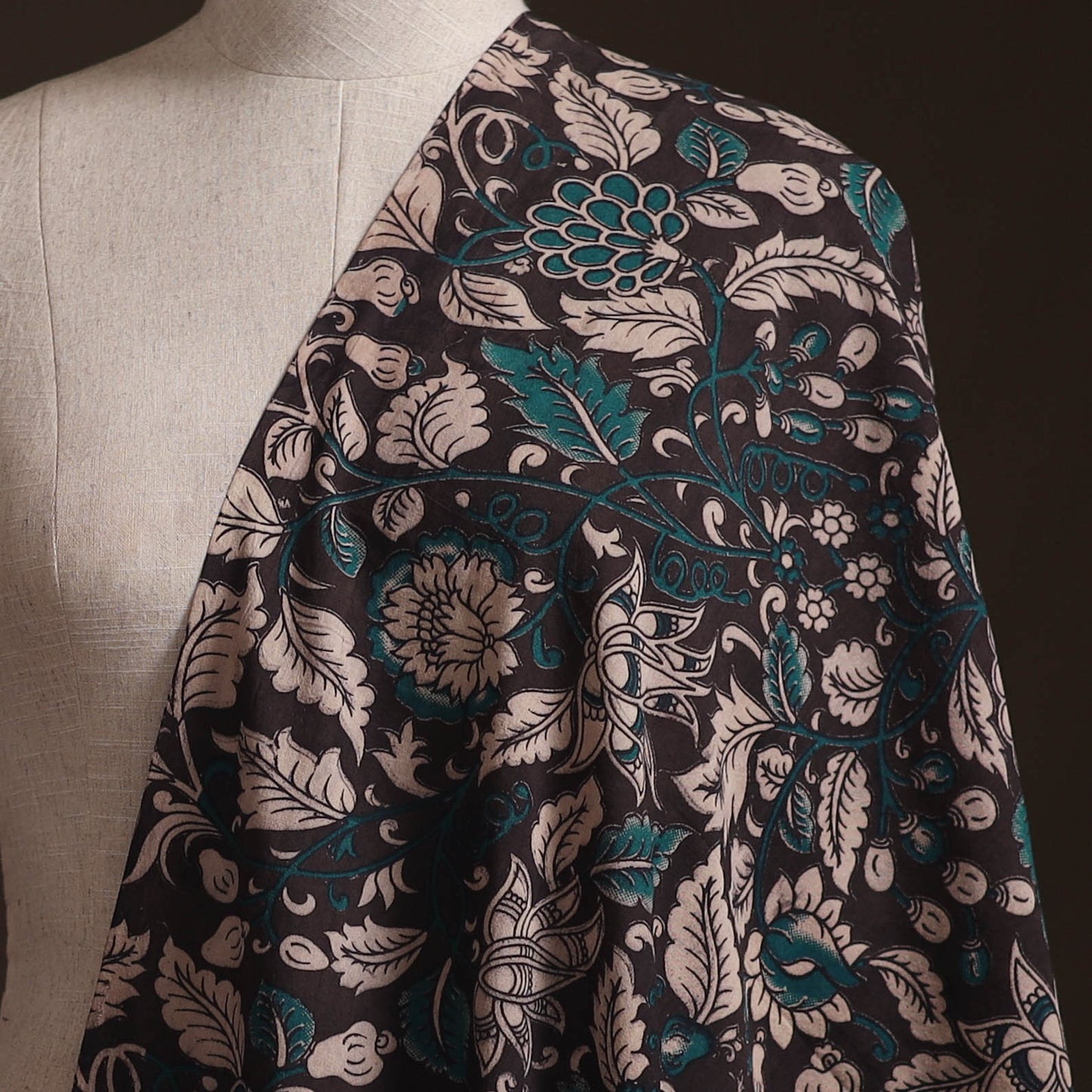Kalamkari Printed Cotton Fabric 11