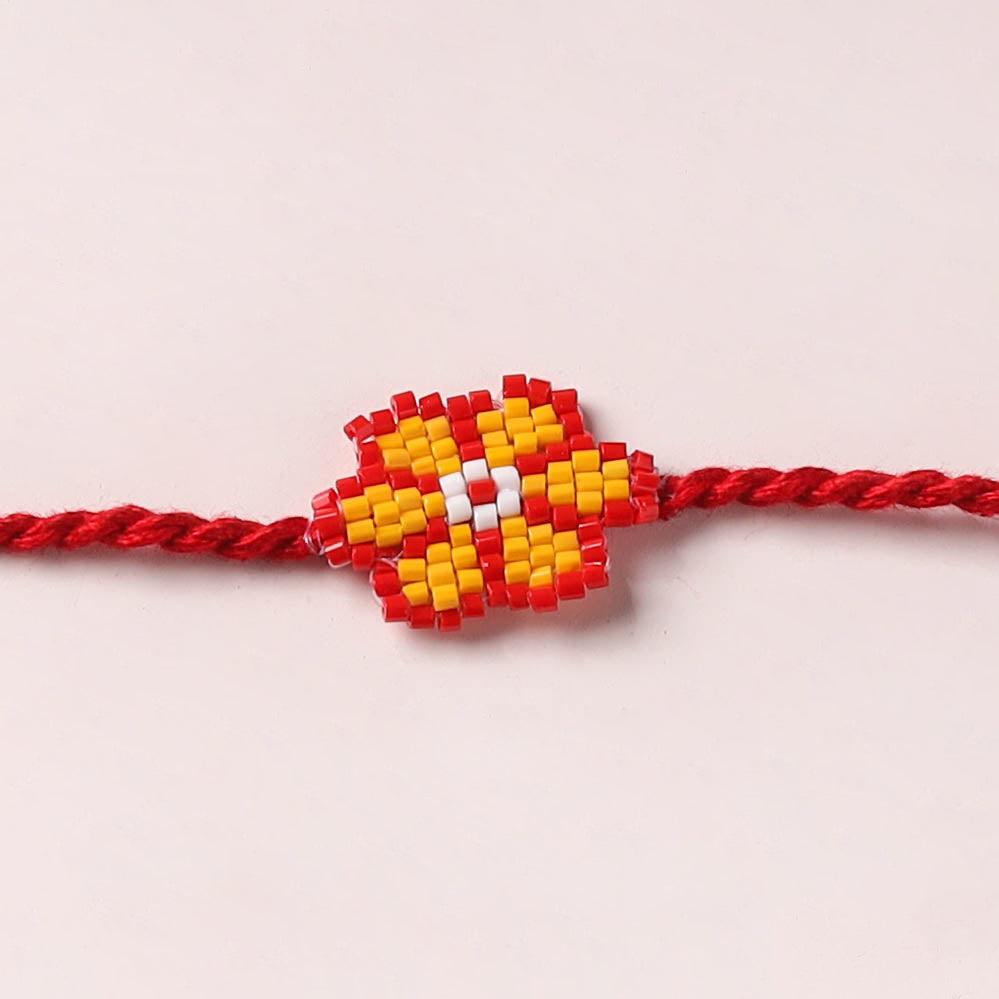Handmade Beadwork Rakhi for Brother 12