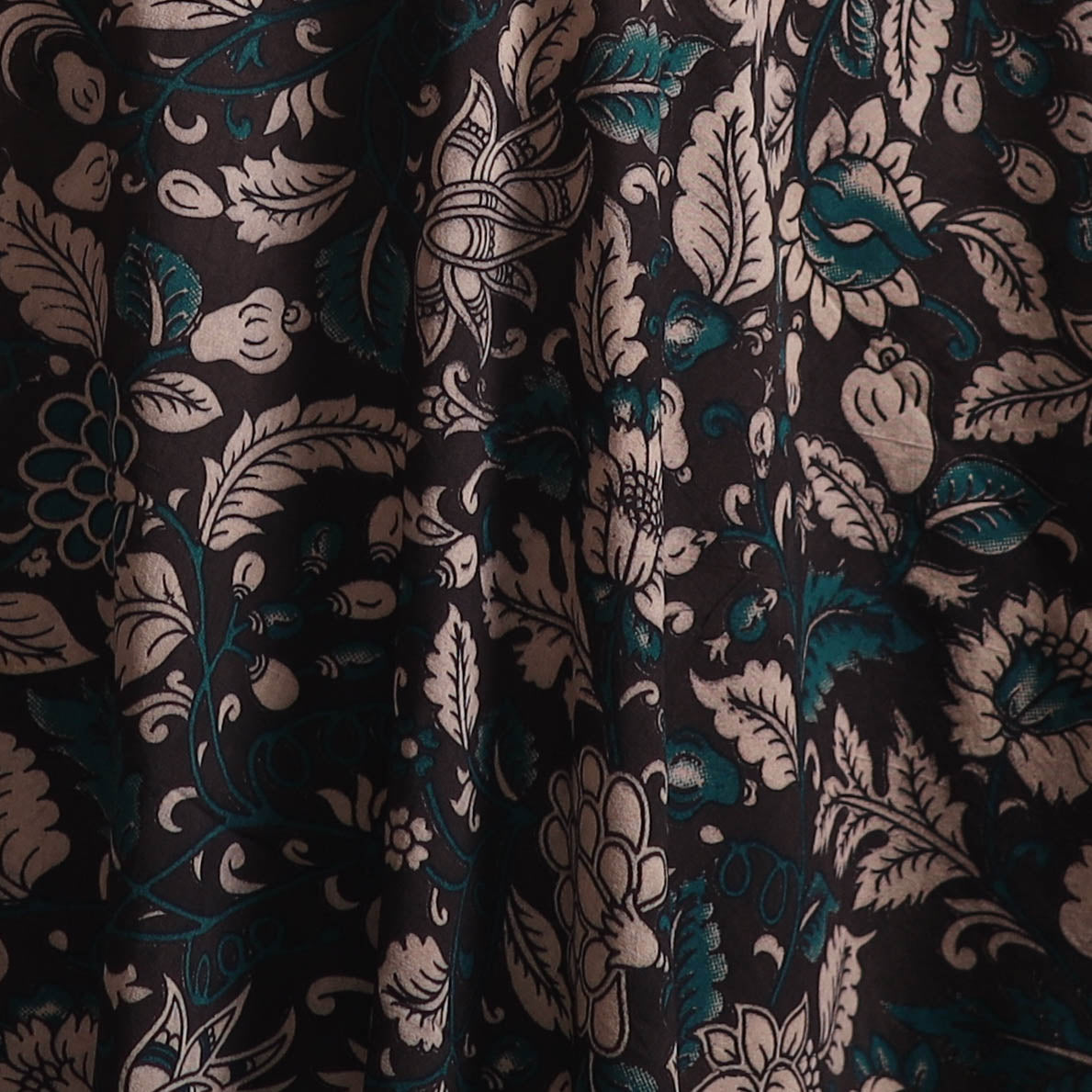 Kalamkari Printed Cotton Fabric 11