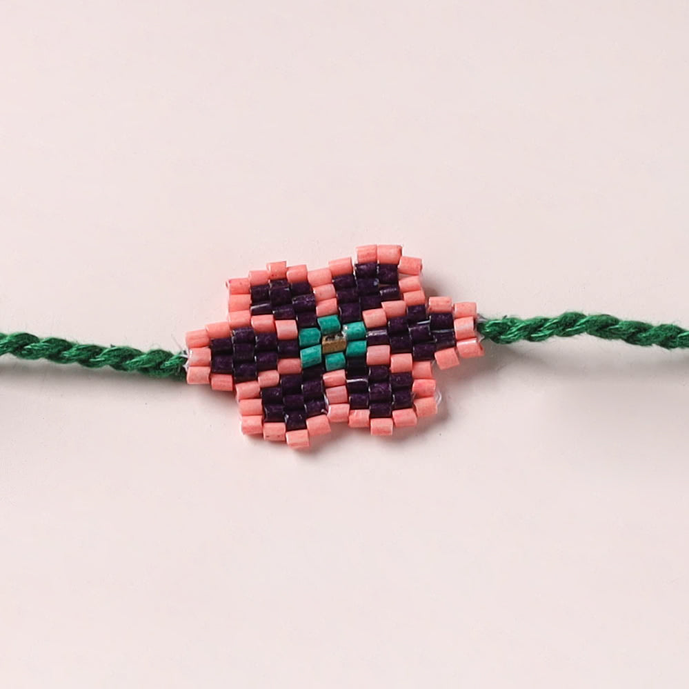 Handmade Beadwork Rakhi for Brother 13