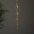 Diamond - Kutch Copper Coated 5 Bells Wind Chimes 22