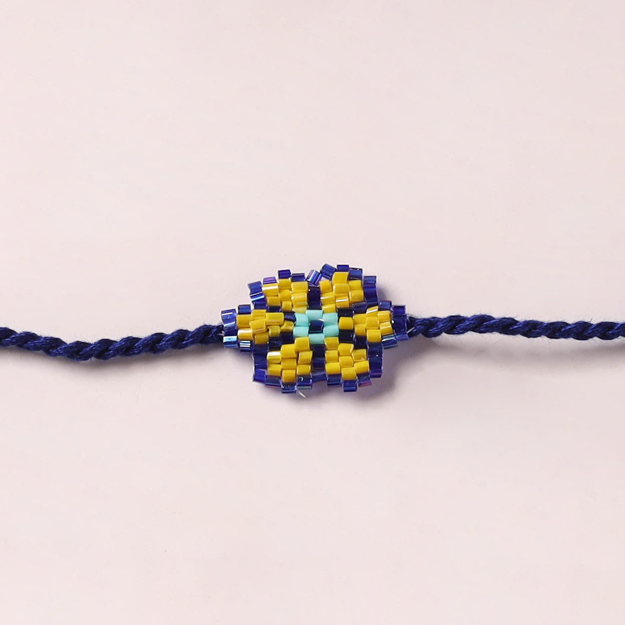 Handmade Beadwork Rakhi for Brother 14