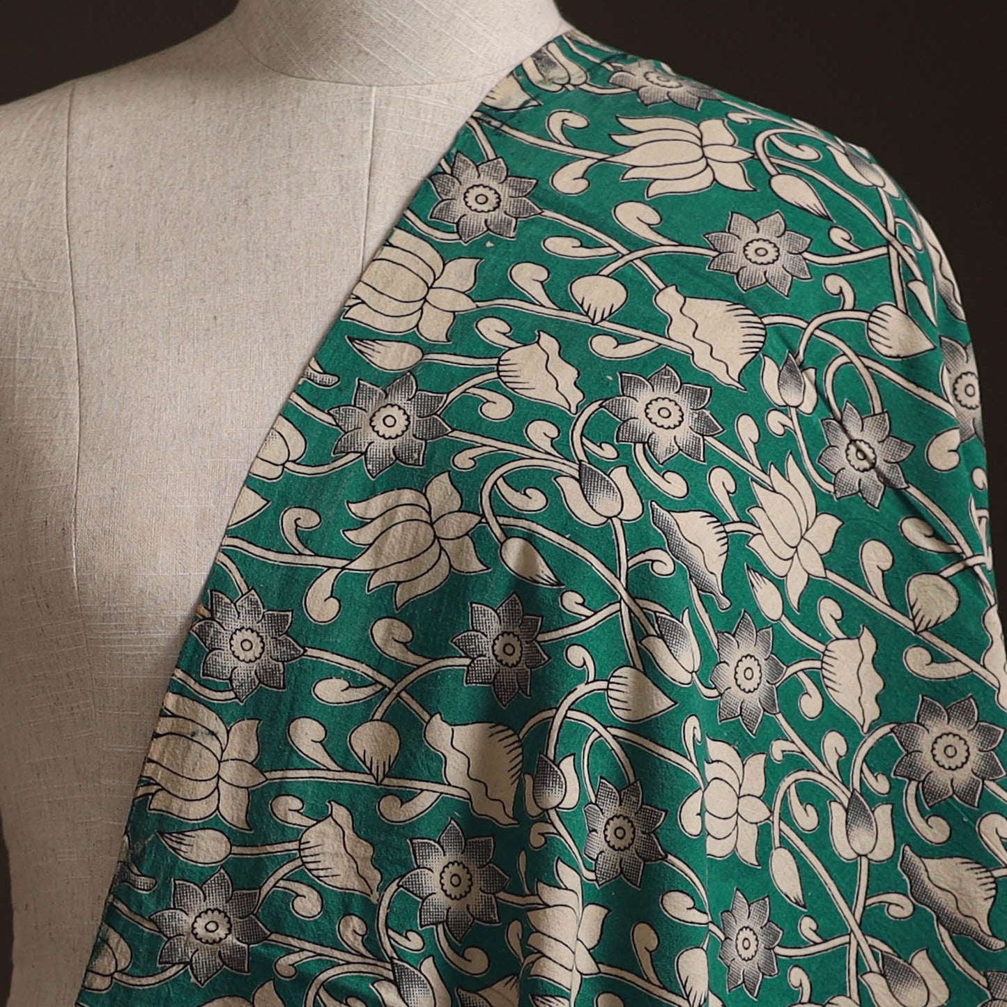 Kalamkari Printed Cotton Fabric 13