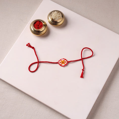 Handmade Beadwork Rakhi for Brother 15