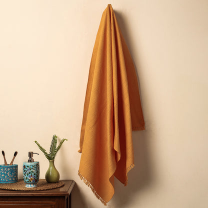 Honeycomb Handloom Cotton Bath Towel