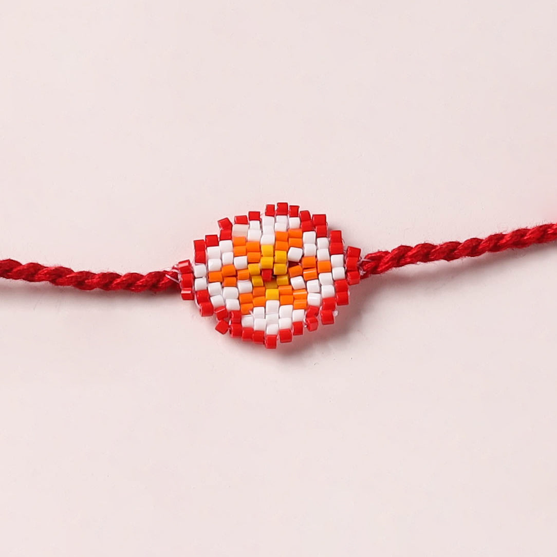 Handmade Beadwork Rakhi for Brother 15