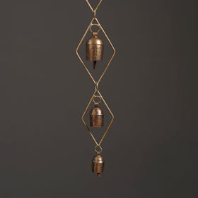 Diamond - Kutch Copper Coated 5 Bells Wind Chimes 22