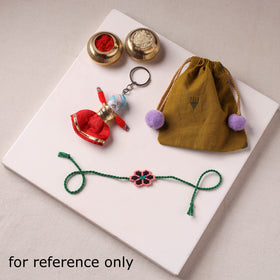 Handmade Beadwork Rakhi for Brother 06