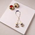 Anant Raksha Thread & Bead Work Lumba Rakhi / Bracelet with Potli 01