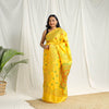  Buy Yellow Bengal Hand Embroidery Silk Nakshi Kantha Saree