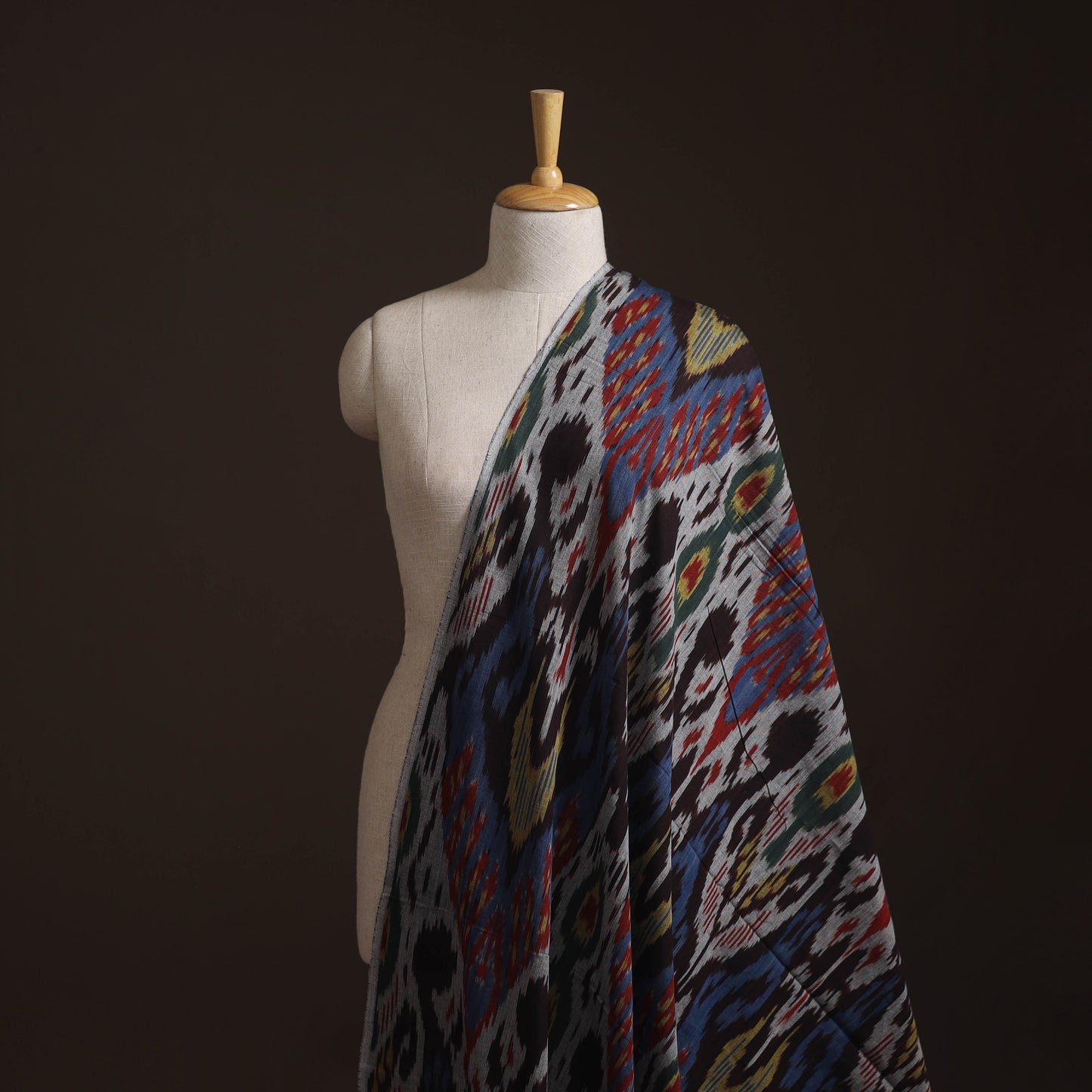 Pochampally Central Asian Ikat Cotton Fabric 08