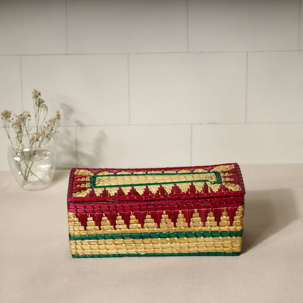 Handmade Sikki Grass Multipurpose Utility Box