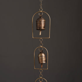 Kutch Copper Coated 5 Bells Wind Chimes 09