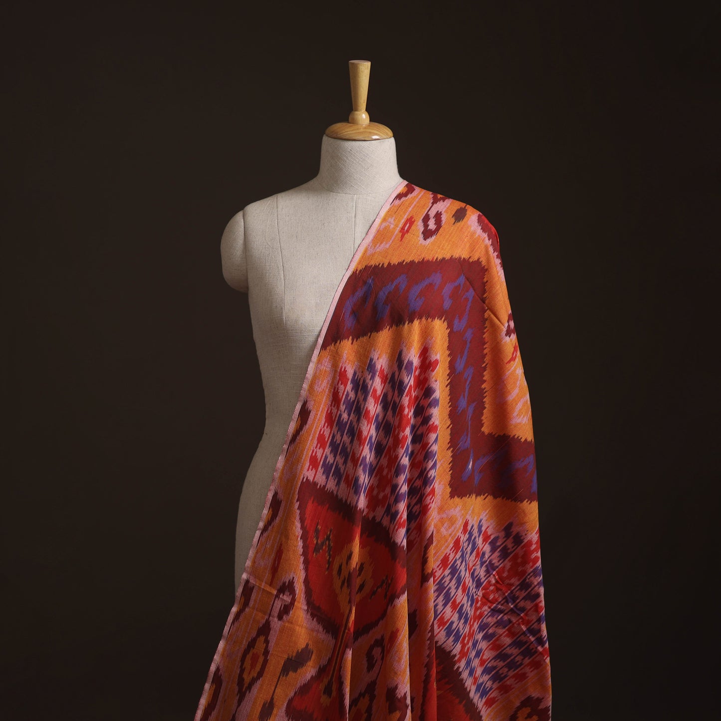 Pochampally Central Asian Ikat Cotton Fabric 12