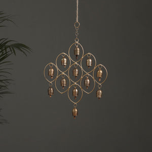 Jhoomer - Kutch Copper Coated 12 Bells Wind Chimes 15