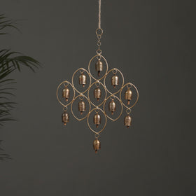 Jhoomer - Kutch Copper Coated 12 Bells Wind Chimes 15