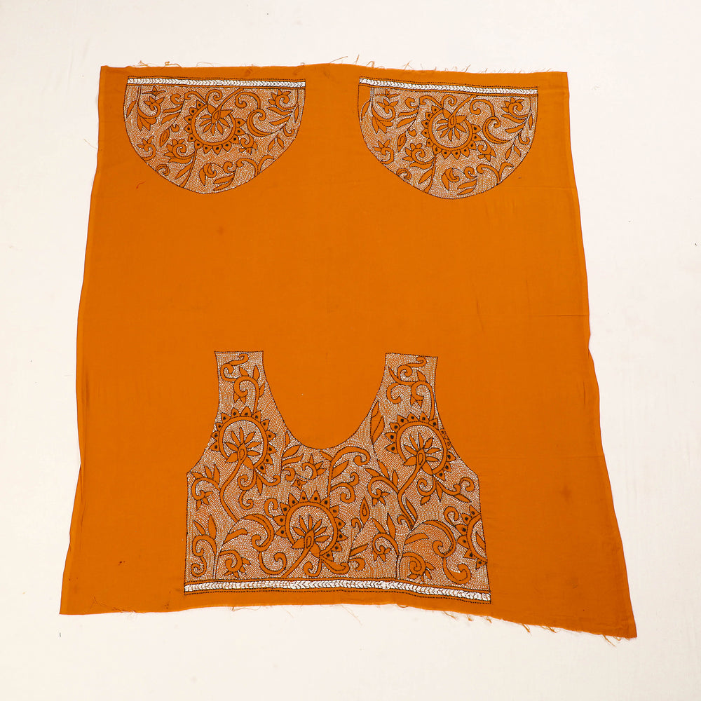 Kantha Embroidery Blouse Piece