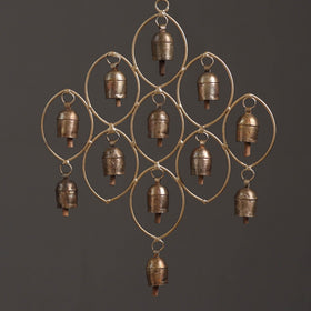 Jhoomer - Kutch Copper Coated 12 Bells Wind Chimes 15