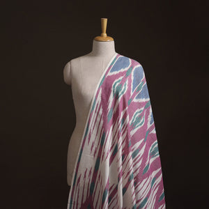Pink - Pochampally Central Asian Ikat Cotton Fabric 19