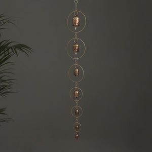 Ring - Kutch Copper Coated 7 Bells Wind Chimes 19