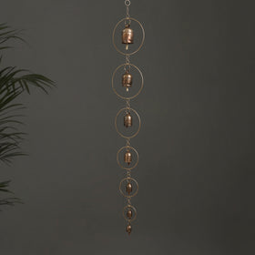 Ring - Kutch Copper Coated 7 Bells Wind Chimes 19