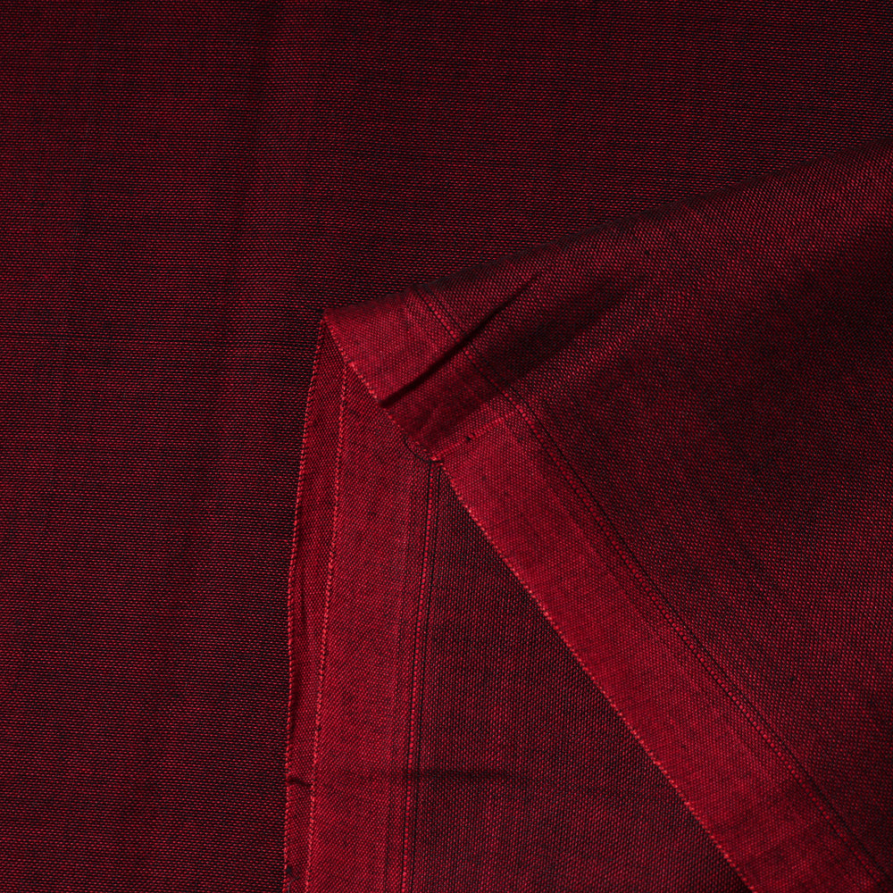 Maroon - Prewashed Dharwad Mercerised Cotton Fabric 31