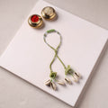 Anant Raksha Thread & Bead Work Lumba Rakhi / Bracelet with Potli 07