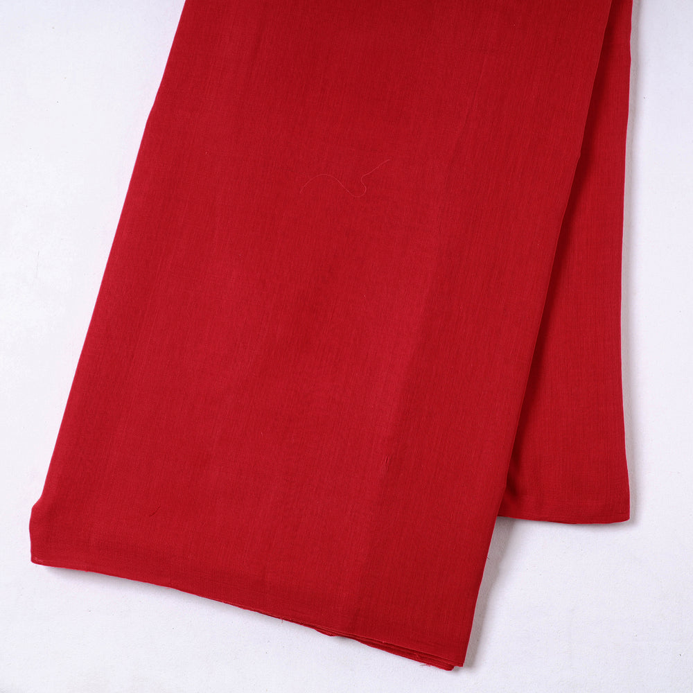 Red - Prewashed Dharwad Mercerised Cotton Fabric 33