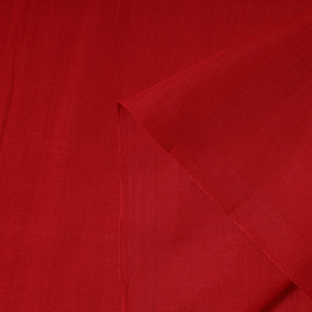 Red - Prewashed Dharwad Mercerised Cotton Fabric 33