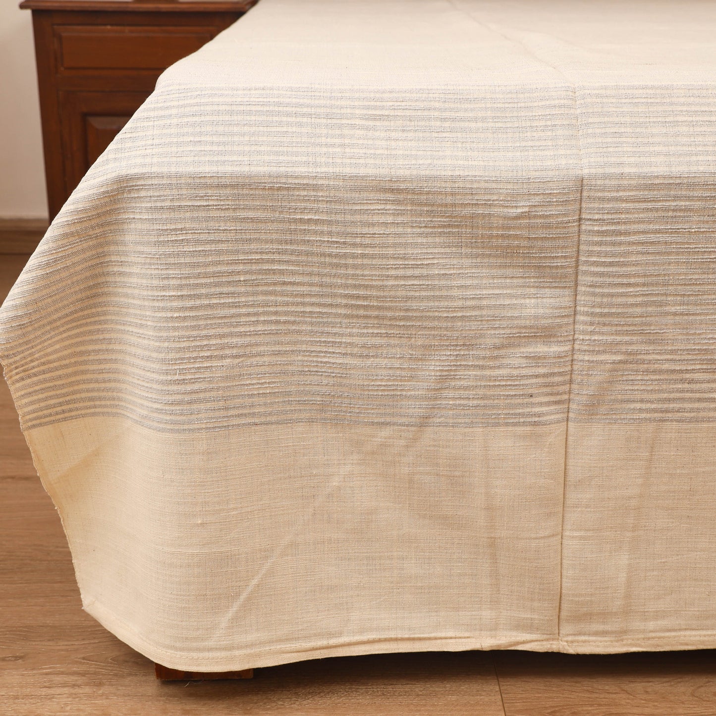 Bijnor Pure Handloom Cotton Double Bed Sheet (108 x 90 in) 42