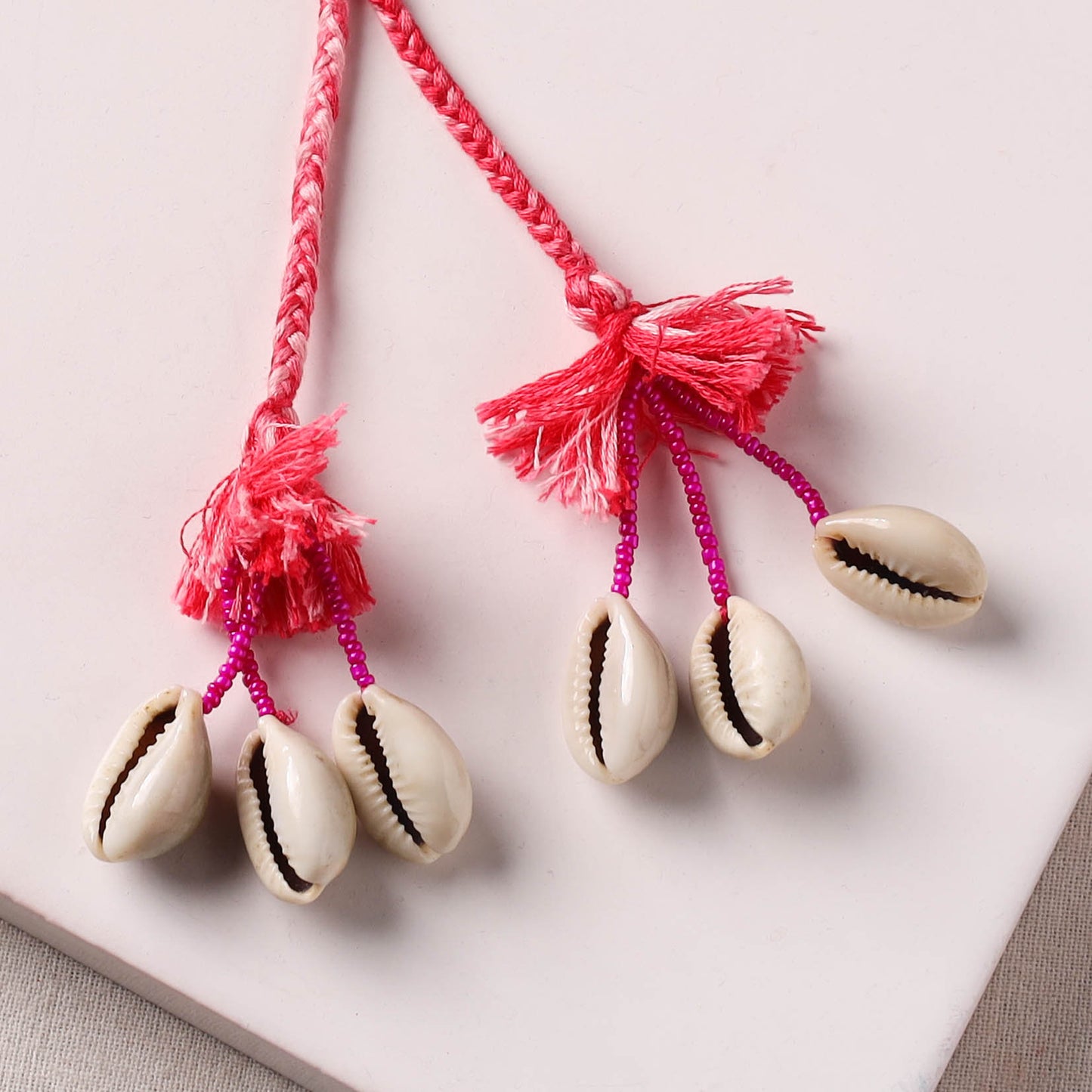 Anant Raksha Thread & Bead Work Lumba Rakhi / Bracelet with Potli 08