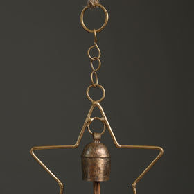 Star - Kutch Copper Coated 2 Bells Wind Chimes 23
