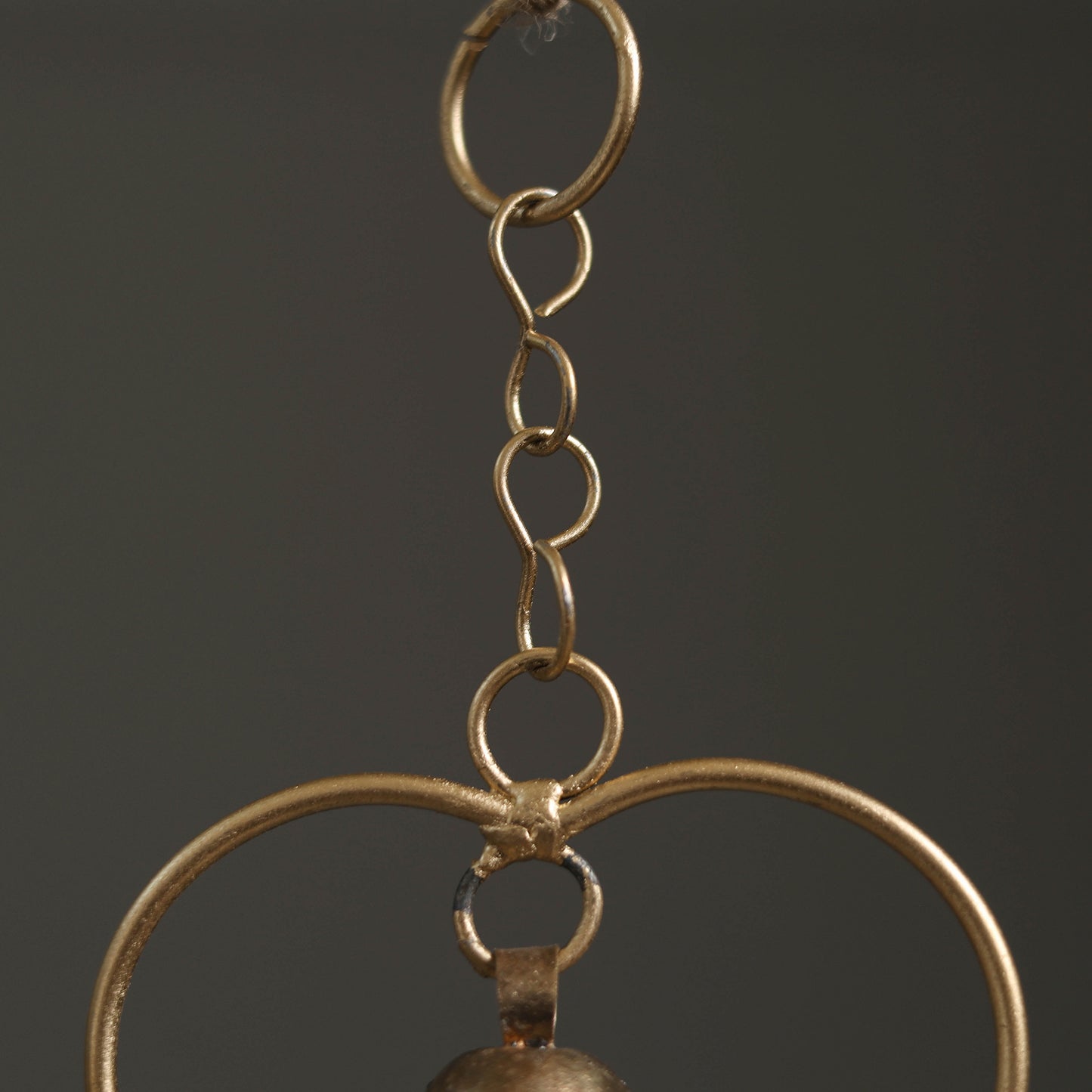Heart - Kutch Copper Coated 2 Bells Wind Chimes 20