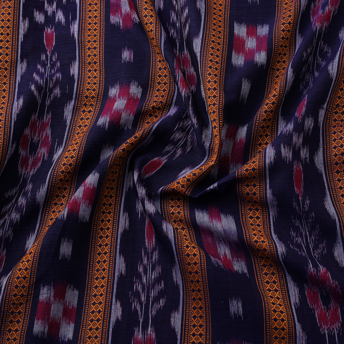 Sambalpuri Handloom Cotton Dabi Ikat Fabric 15