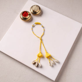Anant Raksha Thread & Bead Work Lumba Rakhi / Bracelet with Potli 11