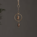 Round - Kutch Copper Coated 2 Bells Wind Chimes 17