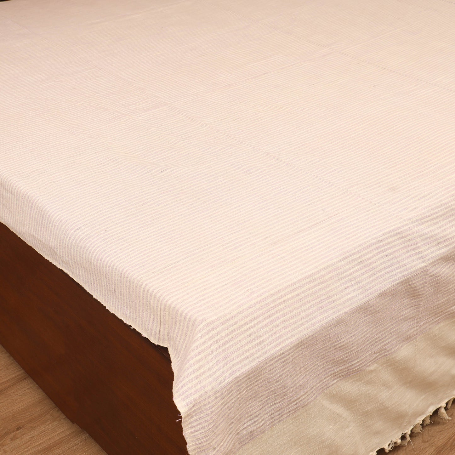 Bijnor Pure Handloom Cotton Double Bed Sheet (108 x 90 in) 47