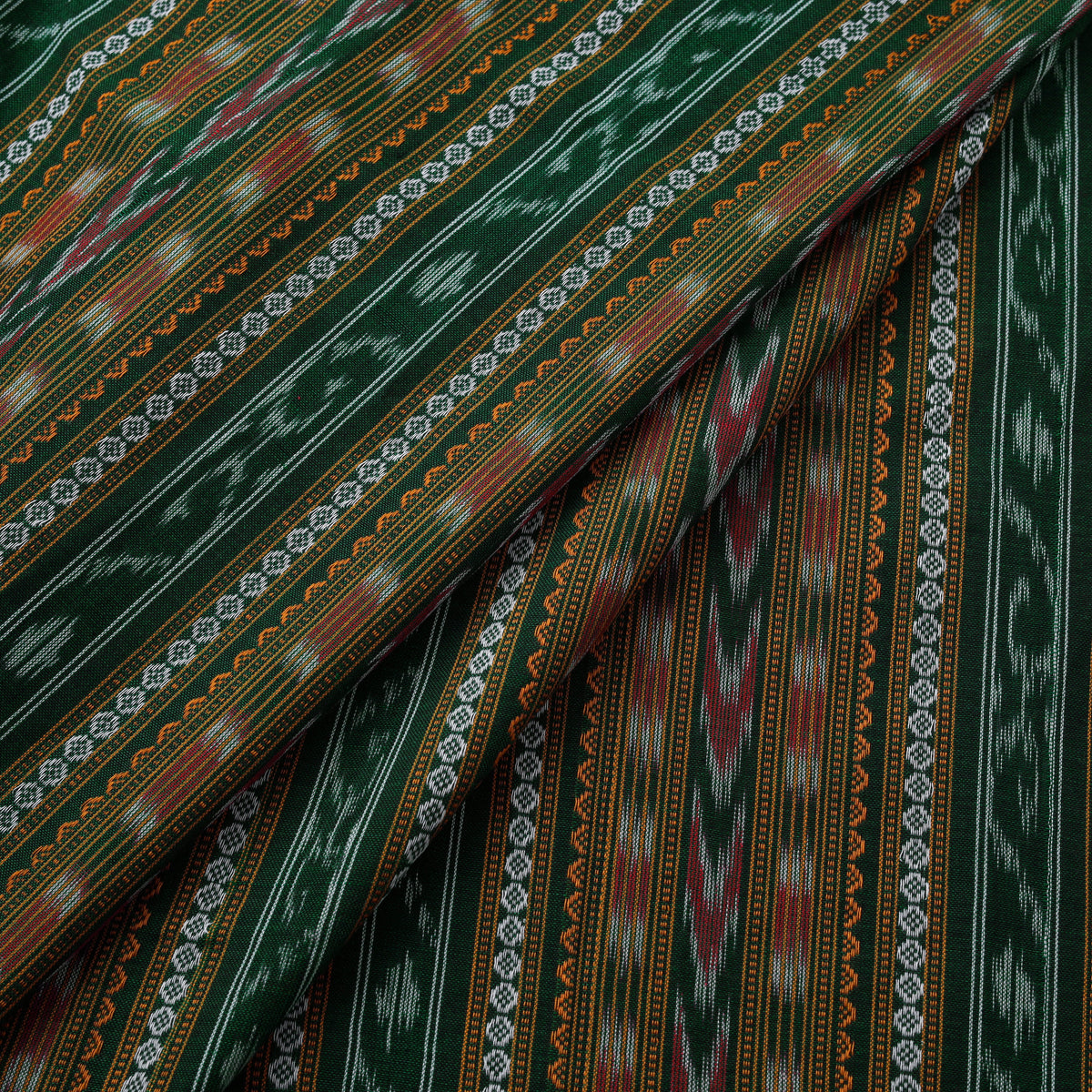 Sambalpuri Handloom Cotton Dabi Ikat Fabric 22