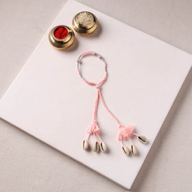 Anant Raksha Thread & Bead Work Lumba Rakhi / Bracelet with Potli 14