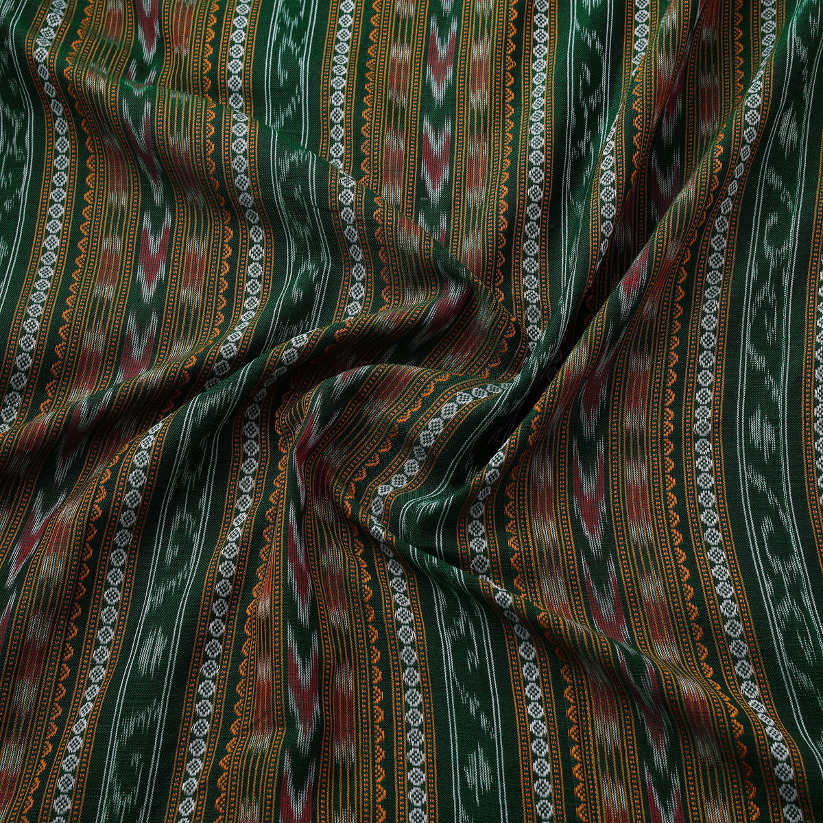 Sambalpuri Handloom Cotton Dabi Ikat Fabric 22