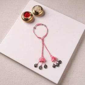 Anant Raksha Thread & Bead Work Lumba Rakhi / Bracelet with Potli 15