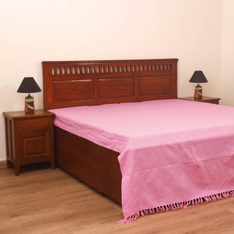 Bijnor Pure Handloom Cotton Double Bed Sheet (108 x 90 in) 49