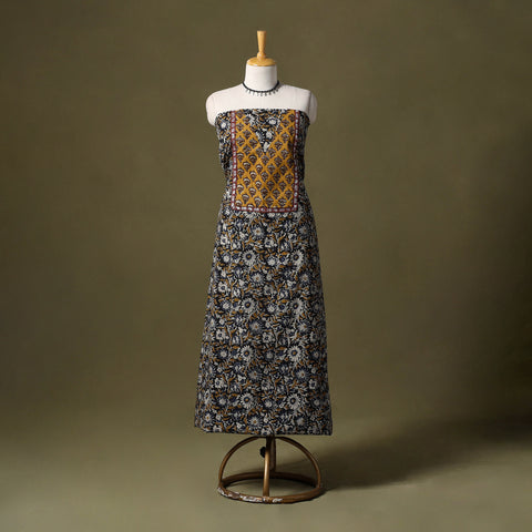 Multicolor - bagru cotton unstitched kurta material (2.75m)