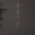 Round - Kutch Copper Coated 5 Bells Wind Chimes 21