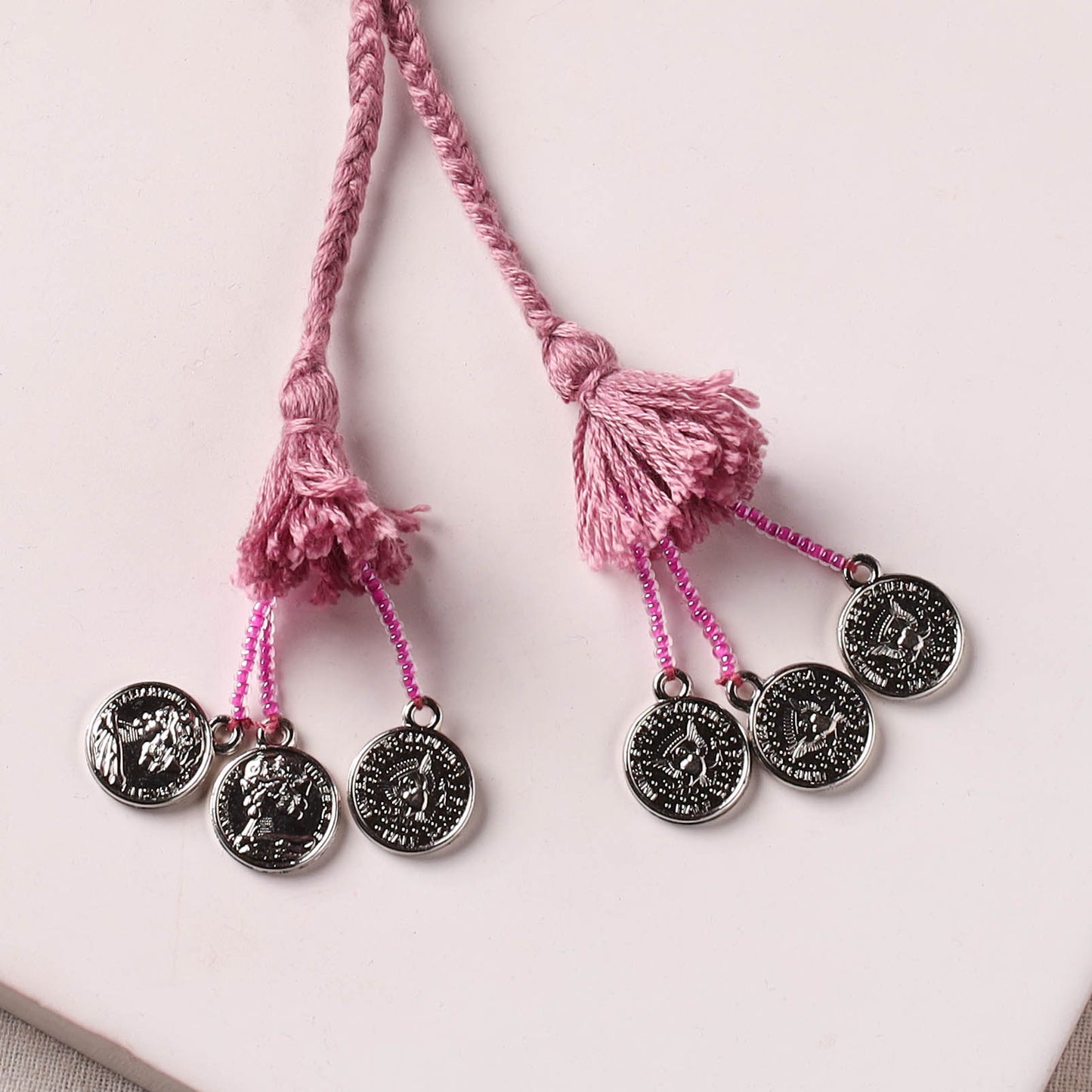 Anant Raksha Thread & Bead Work Lumba Rakhi / Bracelet with Potli 16