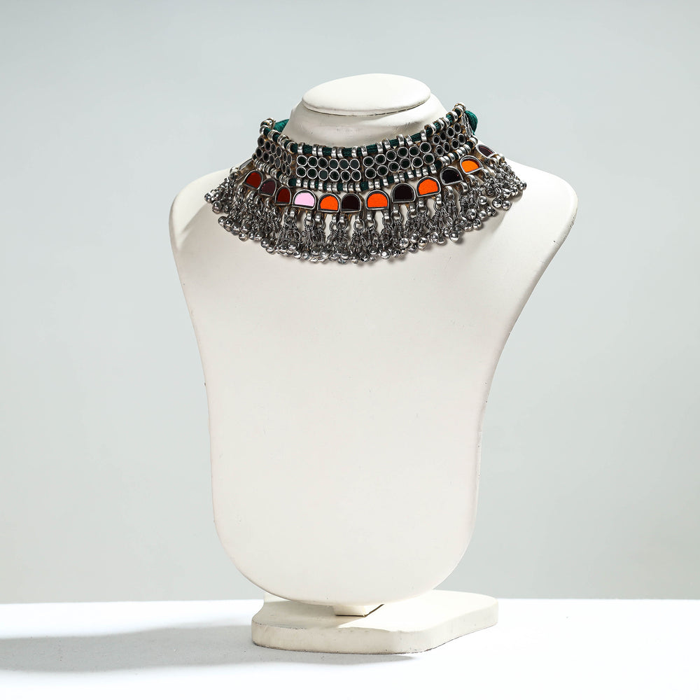 oxidised necklace