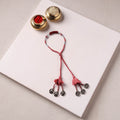 Anant Raksha Thread & Bead Work Lumba Rakhi / Bracelet with Potli 19