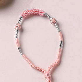 Anant Raksha Thread & Bead Work Lumba Rakhi / Bracelet with Potli 20