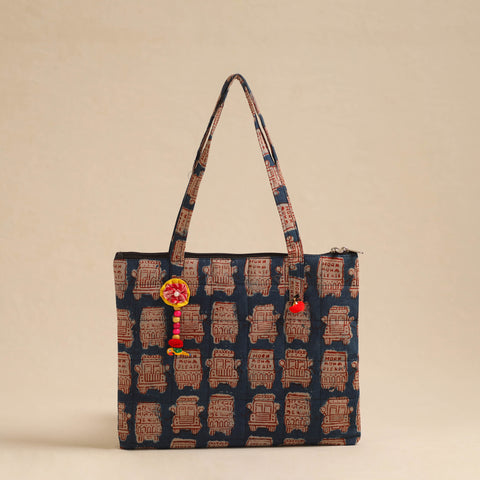  Multicolor Handcrafted Quilted Cotton Hand Bag